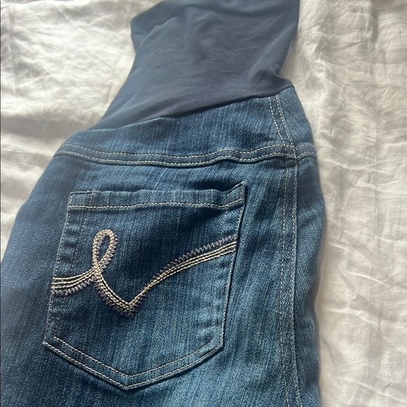 Destination Maternity Dark Blue Women Jeans - Picture 3 of 3